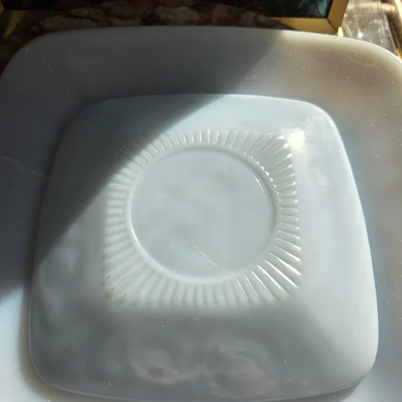 Vintage Fire-King Azurite Charm Set - Picture 2 of 7